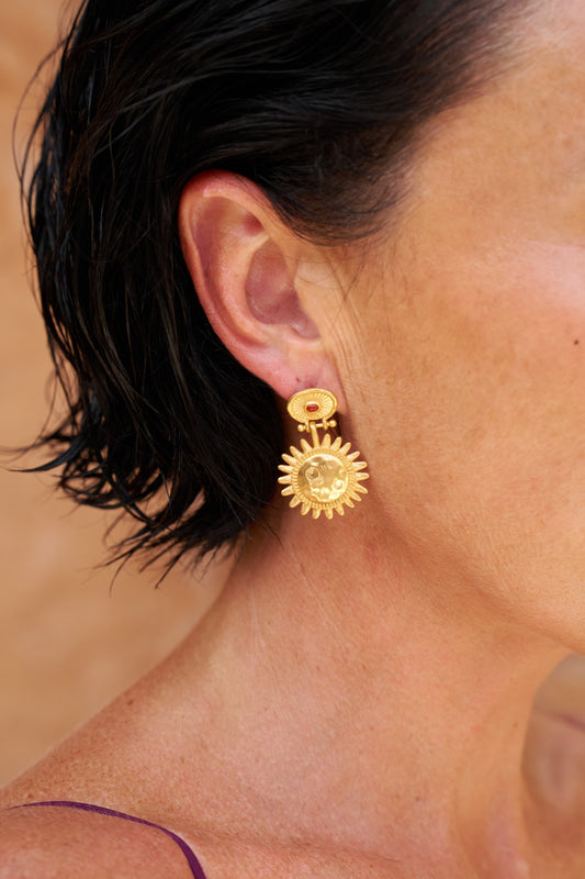 Solar Flame Earrings