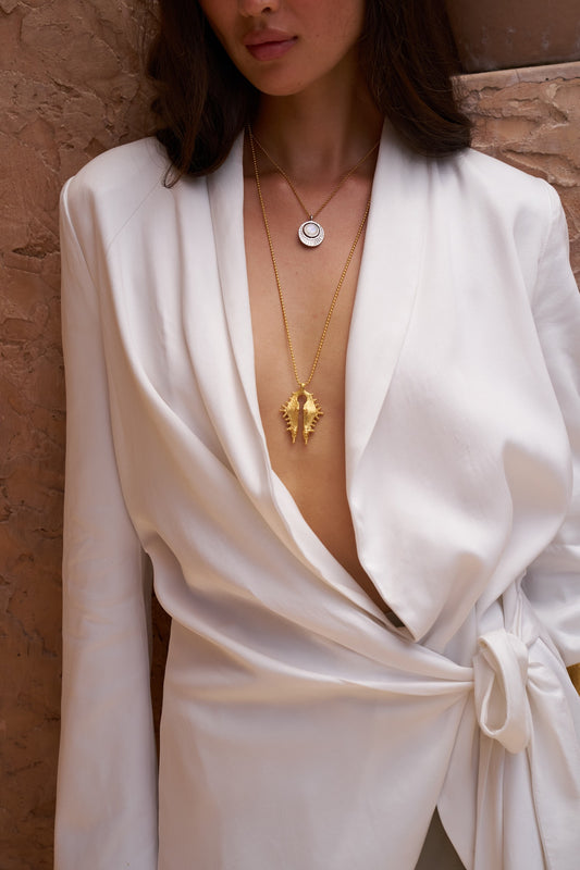 CAURI — Sacred Pendant styled with complementary pieces